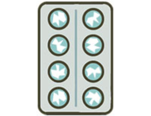 Blíster vacíos de medicinas